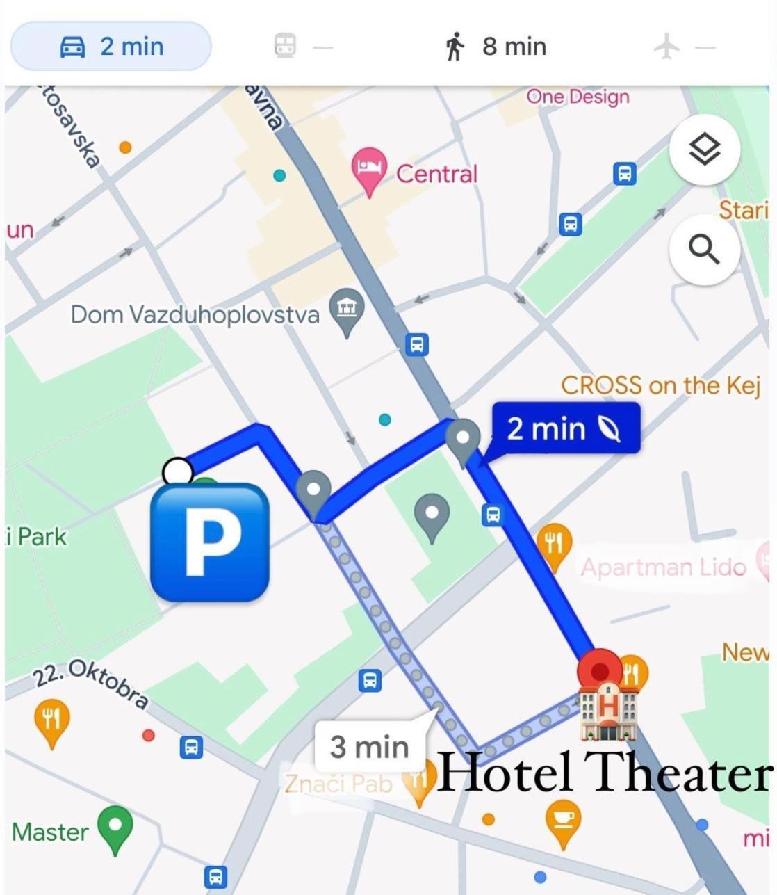 Hotel Theater Belgrade Garni Bagian luar foto